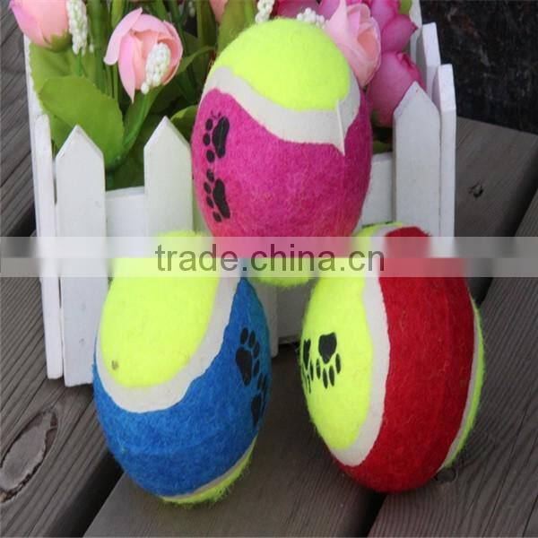 pet cotton tennis pet toy tennis ball factory bulk pet ball