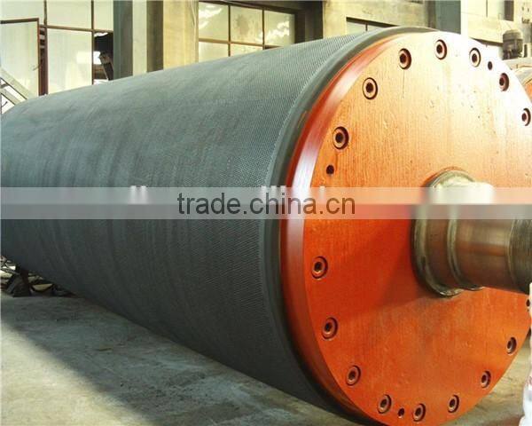 paper making blind drilled press roll