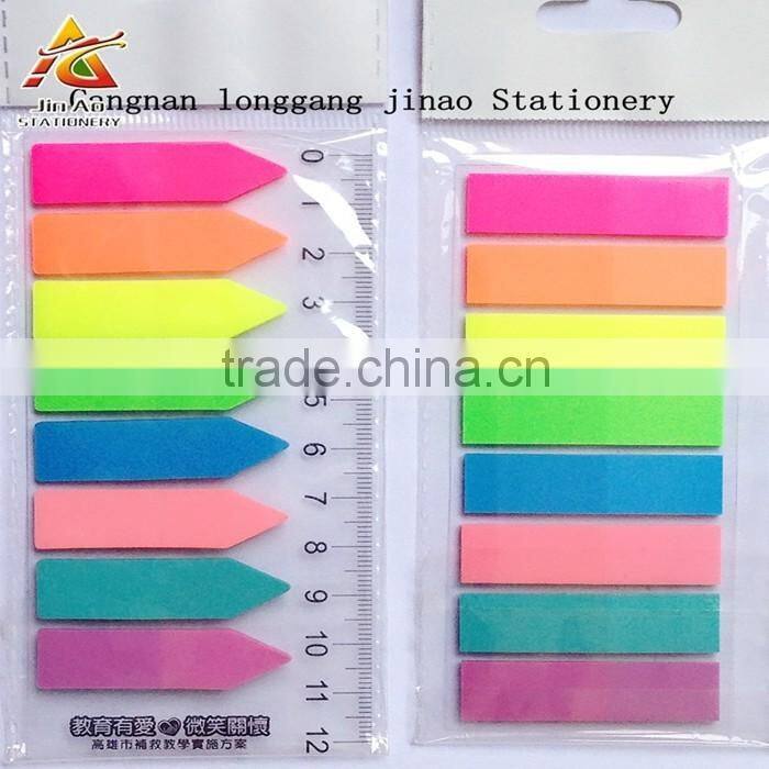 sticky note color film index