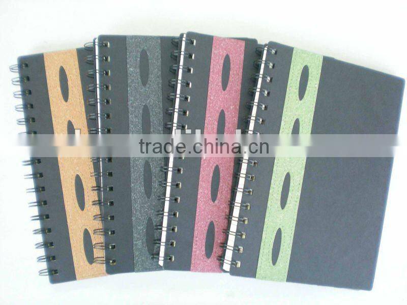 2012 New design spiral notebook colorful notebook