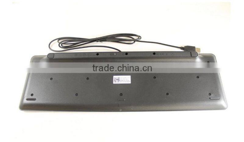 New For Dell Black USB Wired Slim Quiet Keyboard 104-Key GVWNX 0GVWNX KB113