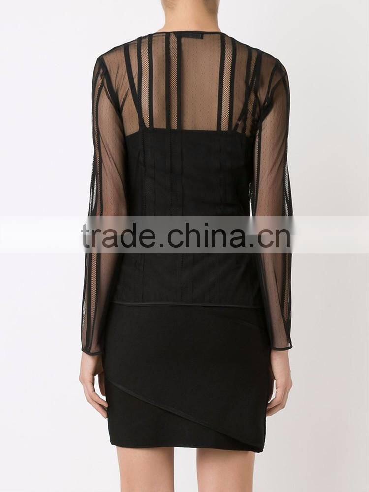 American style Fashion Tops Women Beautiful Elegant Long sleeve Blouses v-Neck design tops