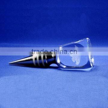 3d laser engraved logo crystal block for customized sport souvenirs or office decoration