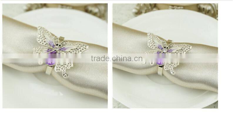 Hot Sale Nice Bulk Wholesale Rhinestone Napkin Rings For Weddings Decoration Diamond Crystal high quality