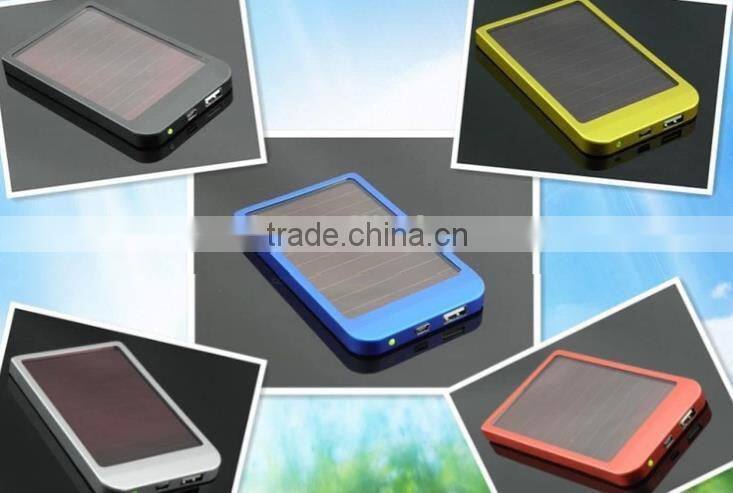solar charger power bank 2600 mAh wireless power bank charger from shenzhen