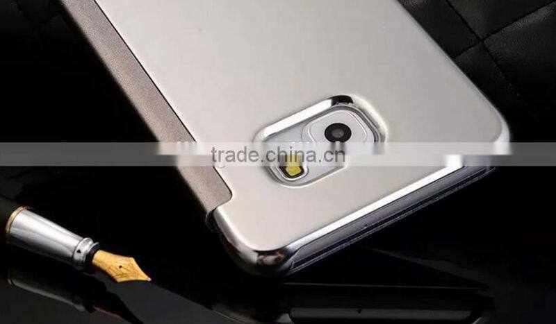 Top Grade For Samsung Note 5 Transparent Mirror View Smart Cover