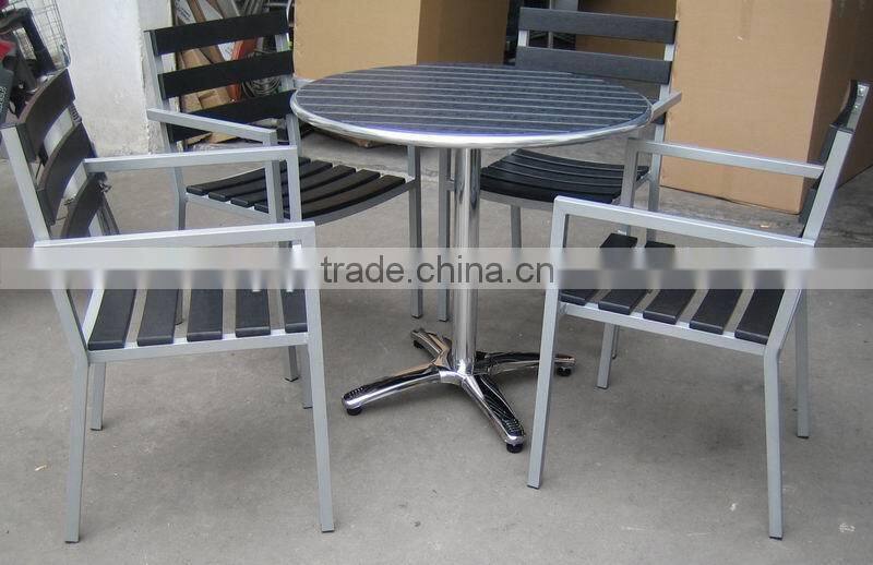 High back stacking wooden mental banquet party hotel chair YC094