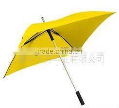 polyester with silver coating double rib reinforced square umbrella