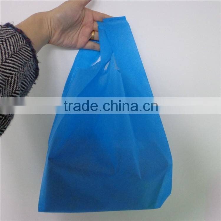 PP non woven bag for packing vest carrier handle custom pp non woven bag