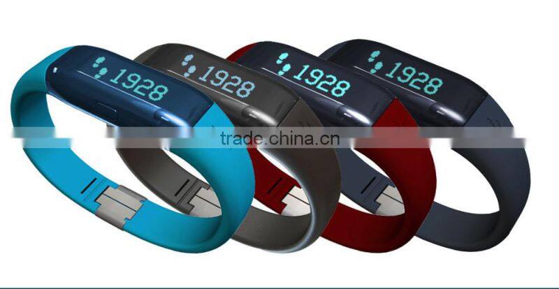 Hot selling silicone smart bracelet kids pedometer watch