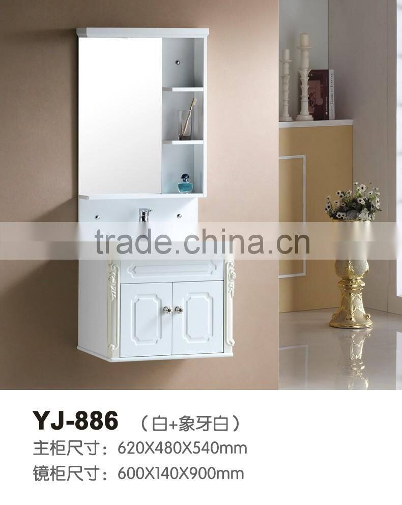 Modern waterproof wall hung fashion design 30 inch bathroom vanity