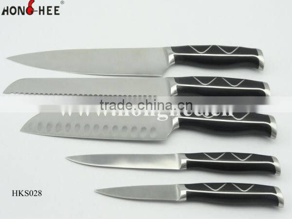 5 Pcs Kitchen Knife With Hollow Handle