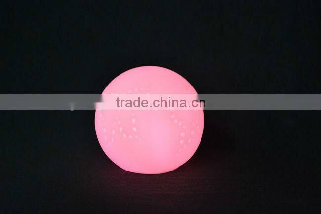 LED color changing ball light Creative Flashing light colorful plastic lamp for holiday