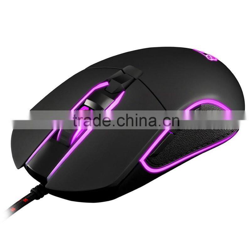 6d Led game mouse 6 Buttons Professional Gaming Optical Mouse RGB glow LED mouse