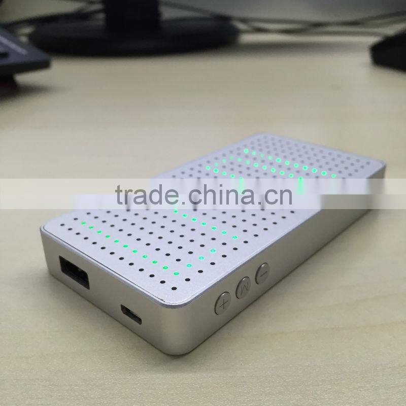 2015 Good Quality LED Power Bank Portable Power Bank 10000mah