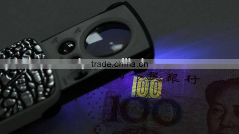 30x/60x/90x currency detecting/ Currency Function Pocket Magnifier