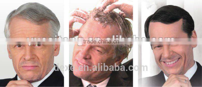 private label 200ml bottle size black hair color dye shampoo factory