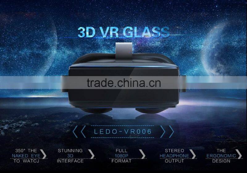 3D VR Shinecon new arrival High quality 3d glasses/ vr box / virtual reality glasses