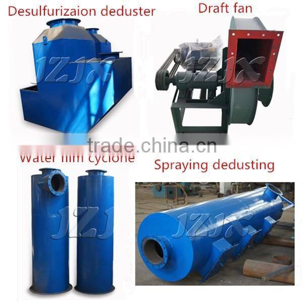 No pollution continuous waste rubber pyrolysis plant