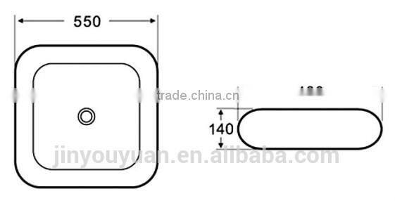 Y831 Washing Basins; Classic Bathroom Cabinet Colored Bathroom Sink