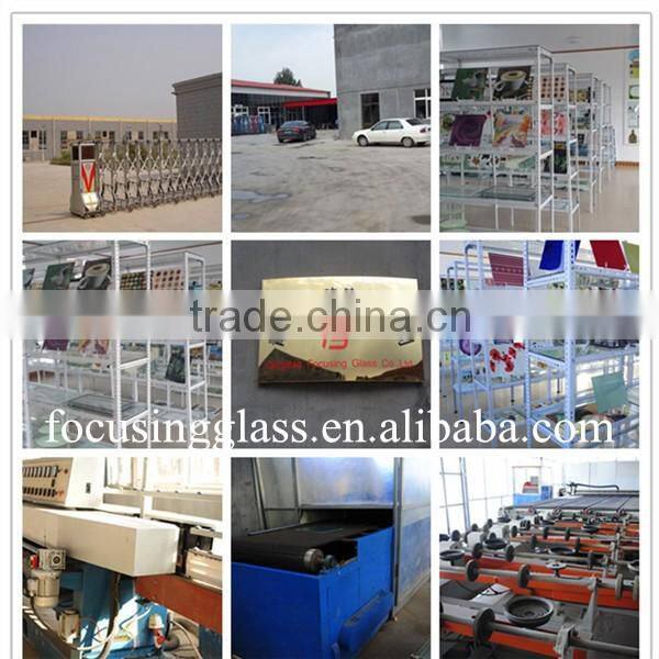 2 pieces/set tempered glass cup coasters with Eiffel Tower