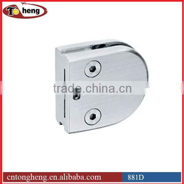 881D Glass handrail Stair balustrade stainless steel Wall mounted glass connector support clamp