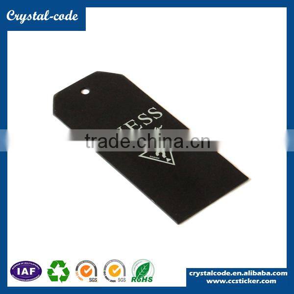 Washable paper vinyl clothes hang tag