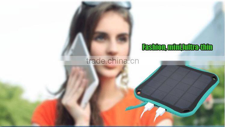 5600mah factory-supply window solar charging external battery for smartphone series with big full led light