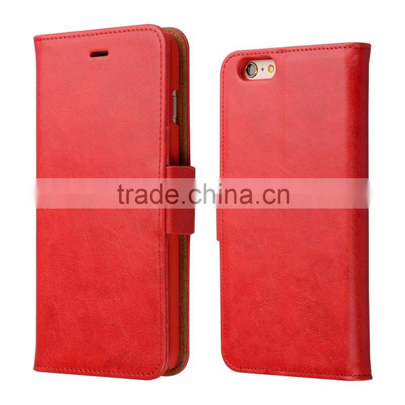 C&T Detachable Leather PU Flip Wallet Case Folio Stand Cover for HTC 10