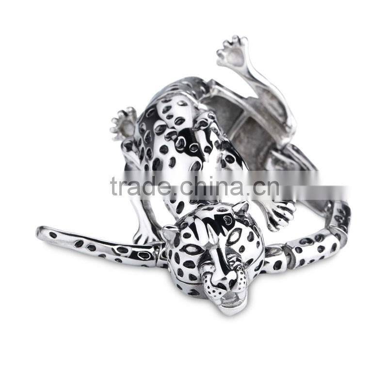 guangzhou jewelry friendship high quality leopard shape bracelets gifts for boyfriends