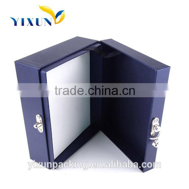 Custom Made Paper with classical button Cardboard Gift Box