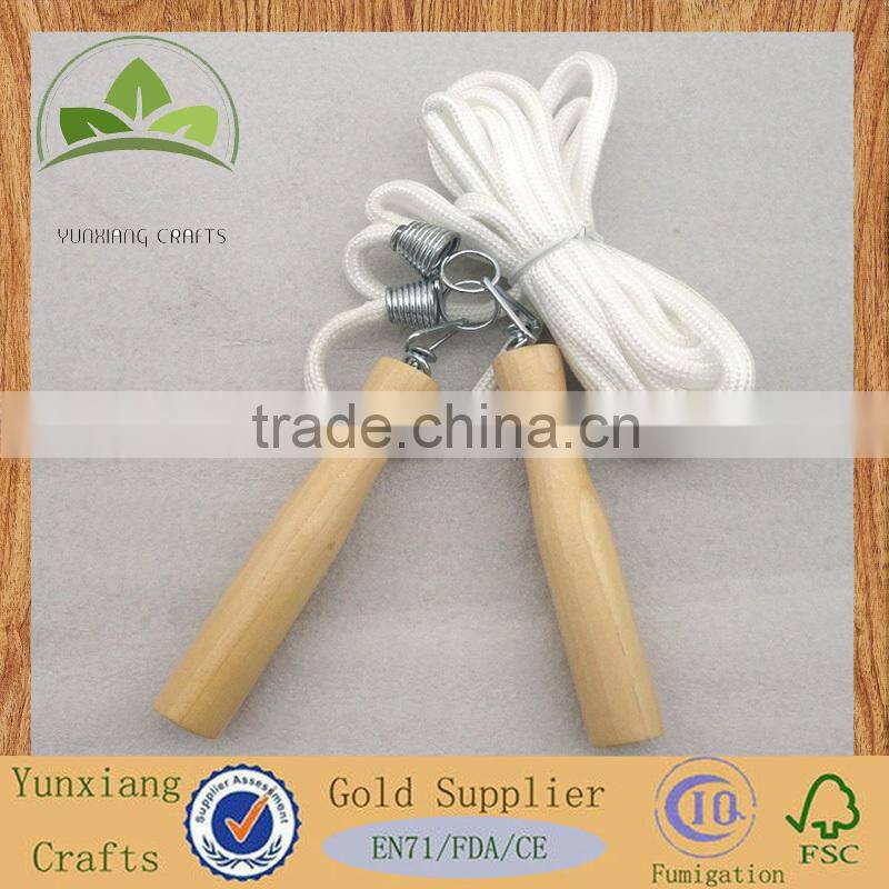 wooden jumping rope made of schima superba for Body Building&sports