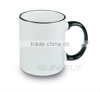 Sublimation Ceramic Color Rim Mug (SFS-MG03)