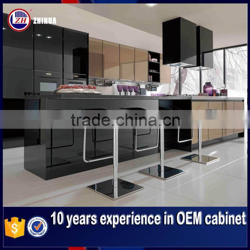 China made black galaxy kitchen cabinets for sale