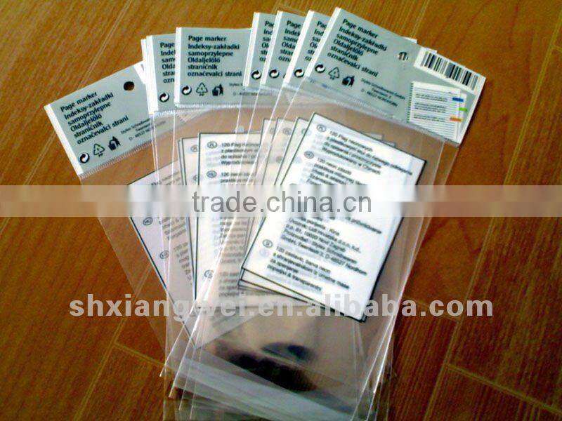 two lamination clear vinyl bags for stationery