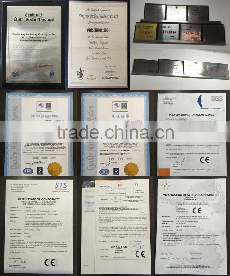 Hongzhan CBS/DBF series automatic continuous impulse sealer with conveyor belt