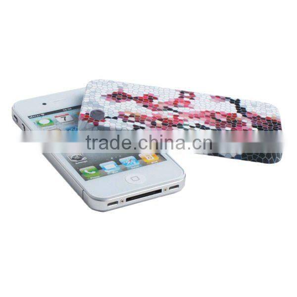 plum flower design cell phone cover for iphone 4