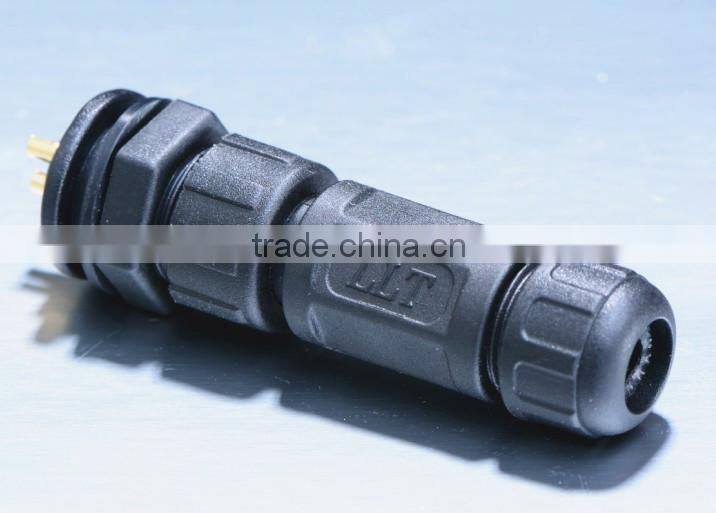 2 pin straight waterproof connector