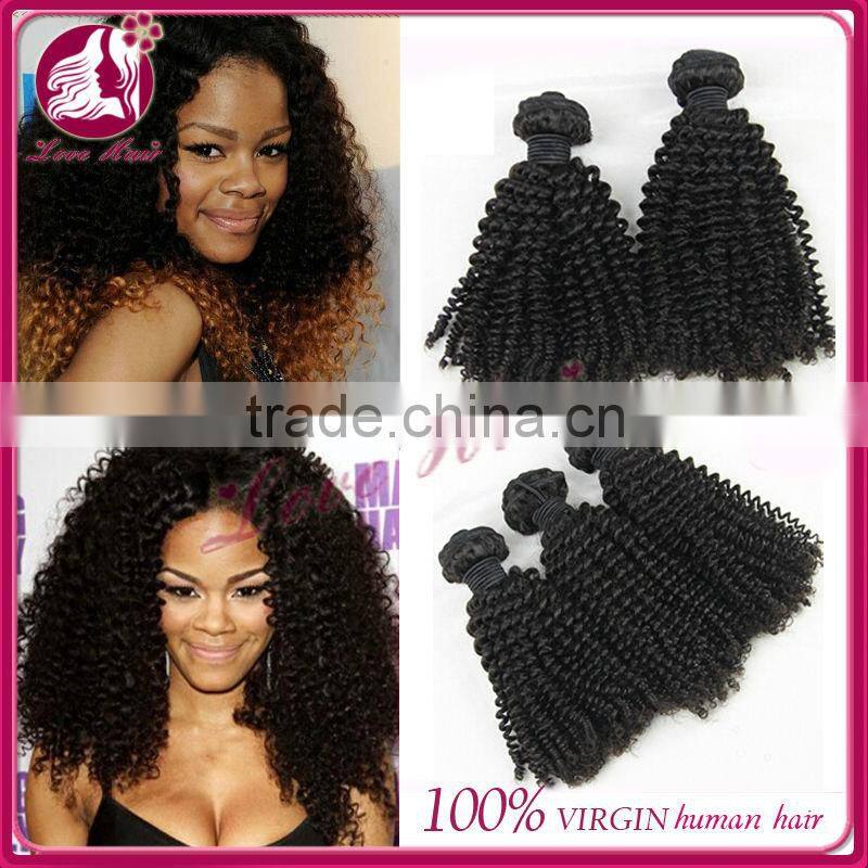 Hot selling pilipion kinky curly hair ,top quality kinky curl hair