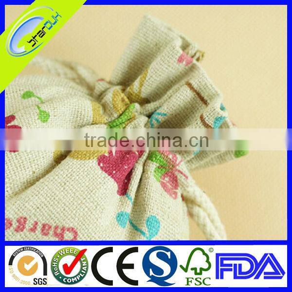 cotton wine drawstring bag manufacturer