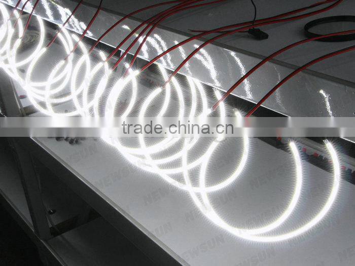 72mm 6.9W high power 3014 SMD led auto angel eyes light for all car 7000K ultra bright 72mm led angel eyes led halo light