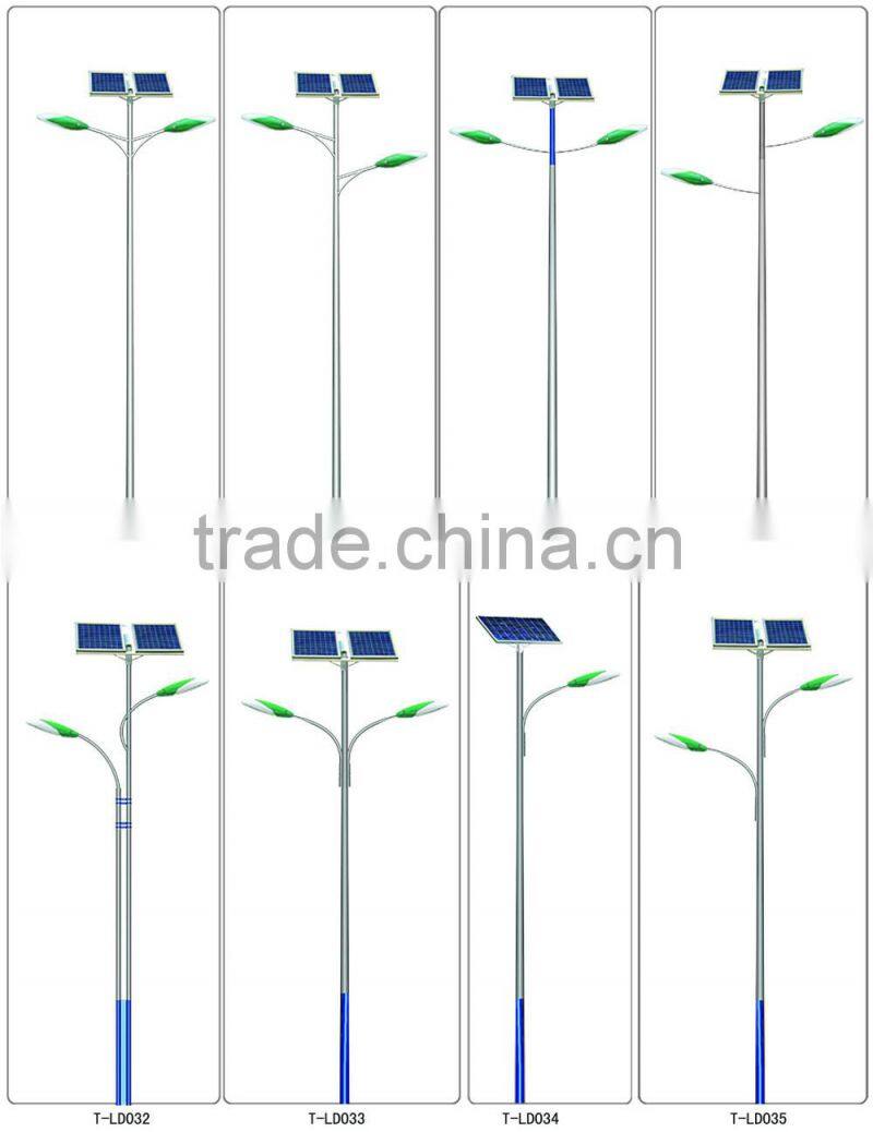 New Country Road Solar Light Green Lamp Cap White Pole Solar Light