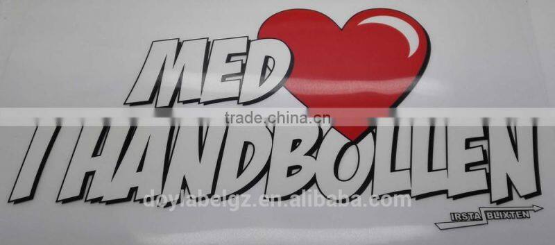 flat heat transfer label