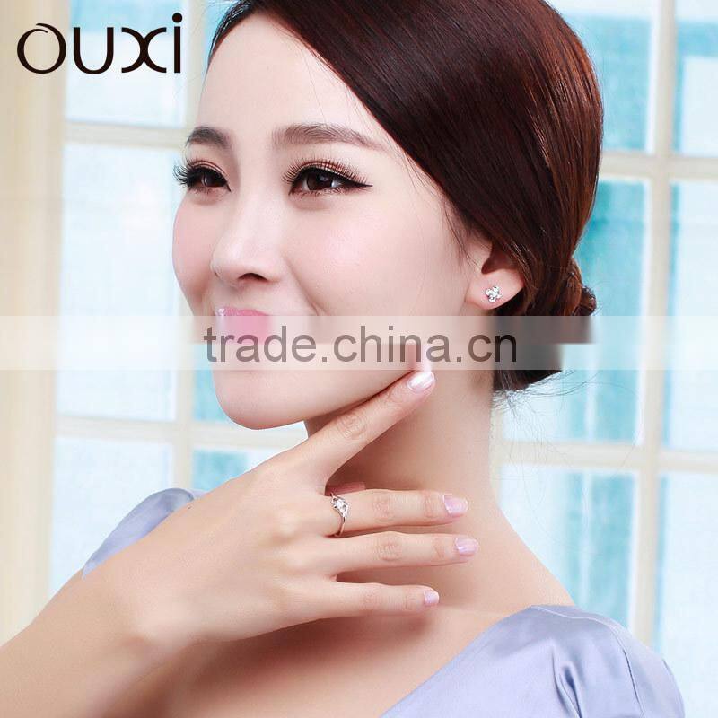 925 Sliver stud earrings snowflake Y20115
