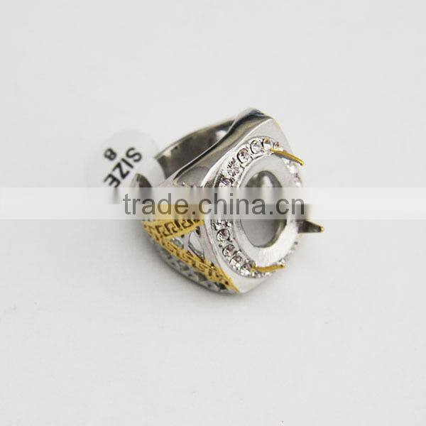 Indonesia stainless steel ring gold rings without stones indonesia setting ring