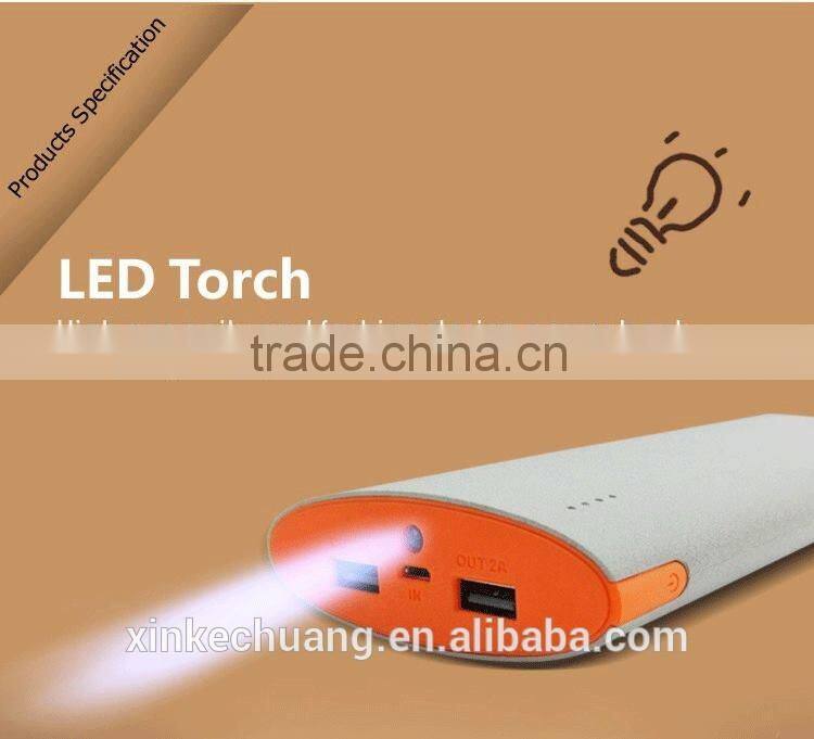 2016 High capacity fashion design Portable Power Bank 20000mah