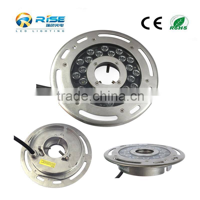 316 stainless steel IP68 DMX512 controllable RGBW 4IN1 Cree led led underwater fountain light