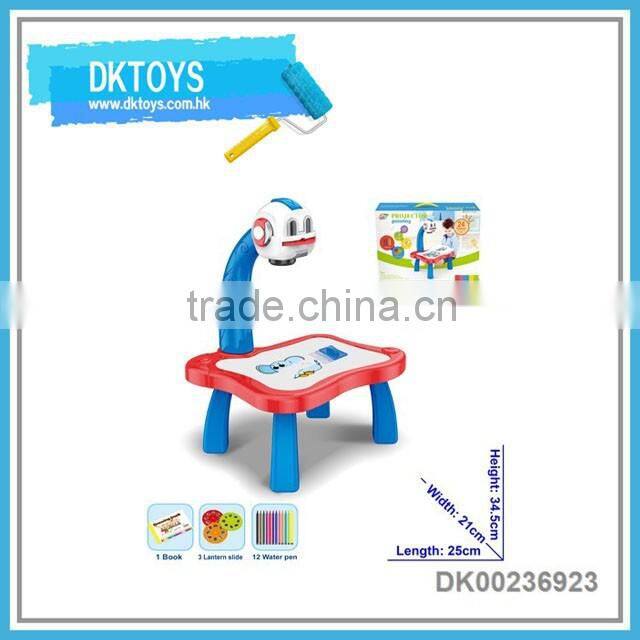 Educational smart projector painting machine toys with music