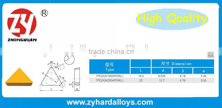 p30 virgin material tungsten carbide indexable milling tips