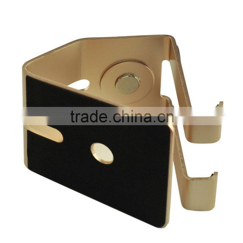 Wholesale Aluminum alloy mobile phone stand black gold sliver